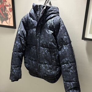 All in Motion Black and Blue Kids Puffer Jacket